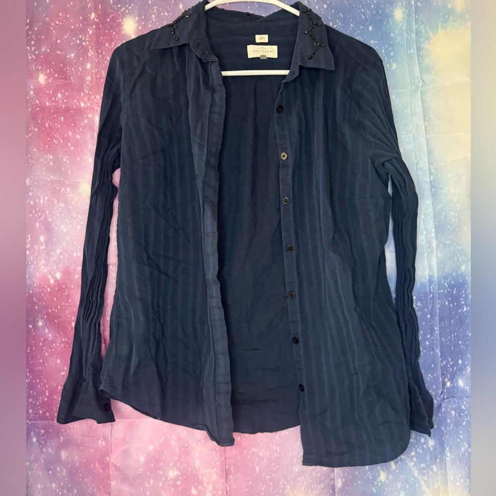 Loft the softened shirt buttoned down shirt 🛍